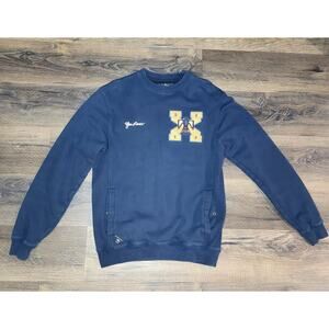 10.Deep New York Men’s Sweatshirt Size Large Navy Crewneck Rise Above Eagle Grap